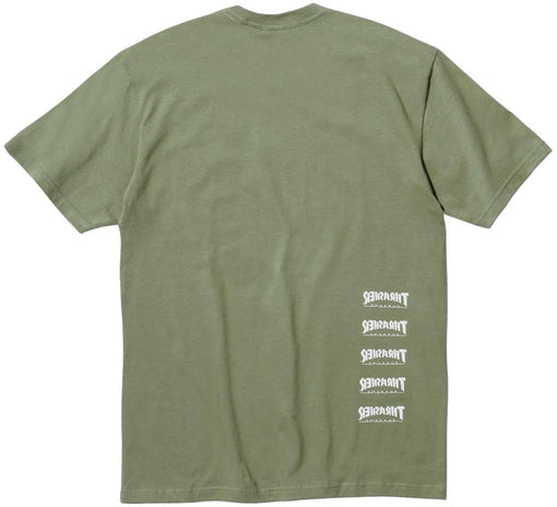 Camiseta Supreme x Thrasher "Back Tail" Verde