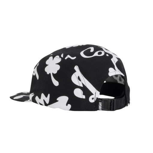 Boné 5 Panel High "Overall" Preto