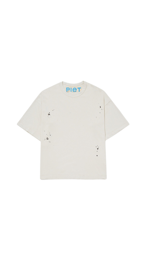Camiseta Piet "Splatter" Off White