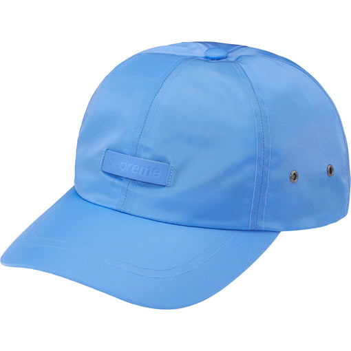 Boné 6 Panel Supreme "Leather Patch" Azul