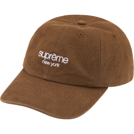 Boné 6 Panel Supreme "Classic Logo" Marrom