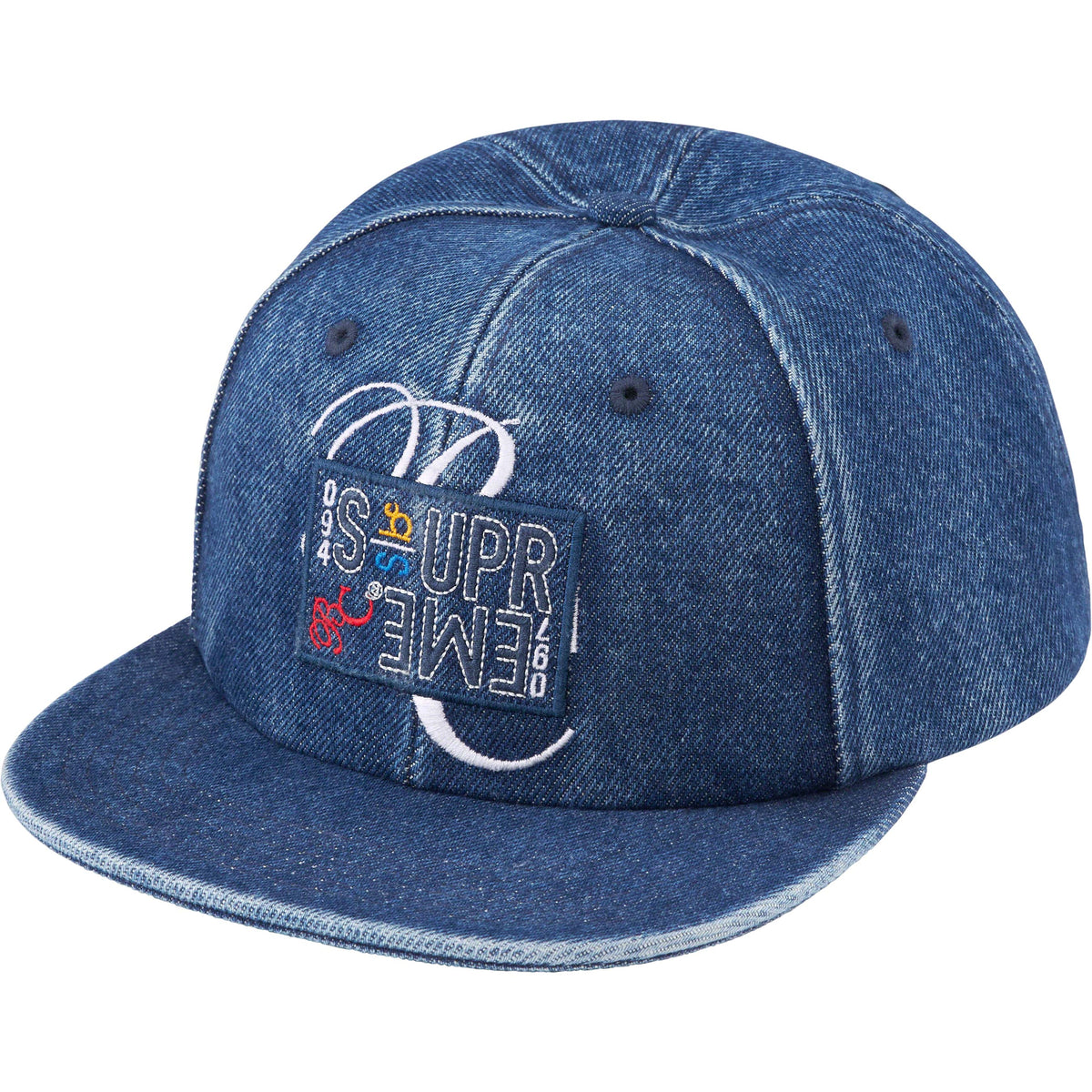 Boné 6 Panel Supreme "Bernadette Corporation" Azul