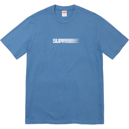 Camiseta Supreme "Motion Logo" Azul