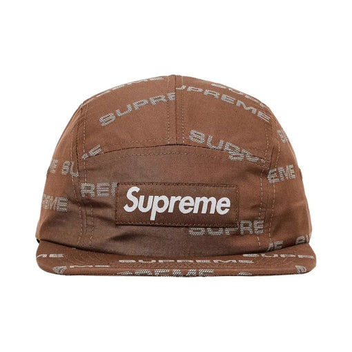 Boné Supreme "Reflective Jacquard" Marrom