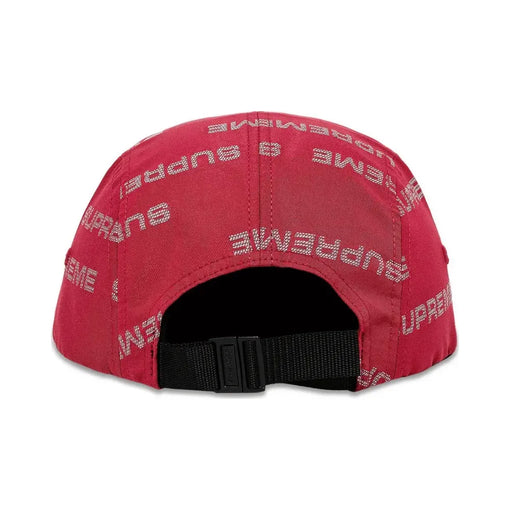 Boné Supreme "Reflective Jacquard" Vermelho