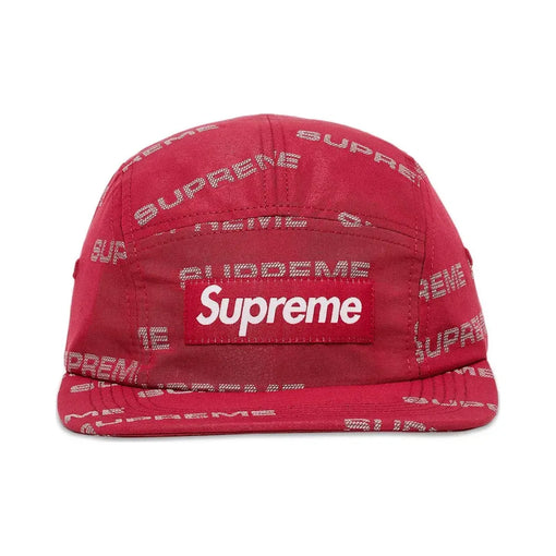 Boné Supreme "Reflective Jacquard" Vermelho