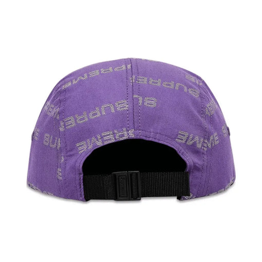 Boné Supreme "Reflective Jacquard" Roxo