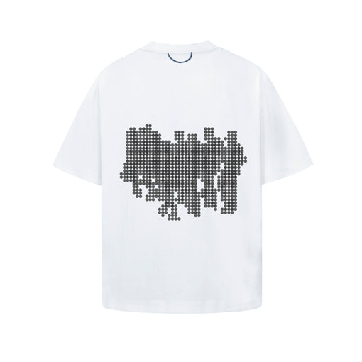 Camiseta Quadro Creations "Line Dots" Off White