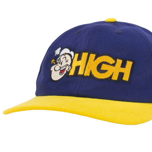 Boné 6 Panel "High x Popeye" Azul/Amarelo