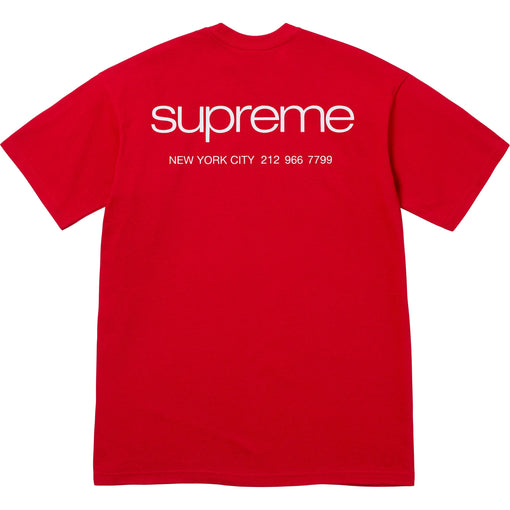 Camiseta Supreme "NYC" Vermelho