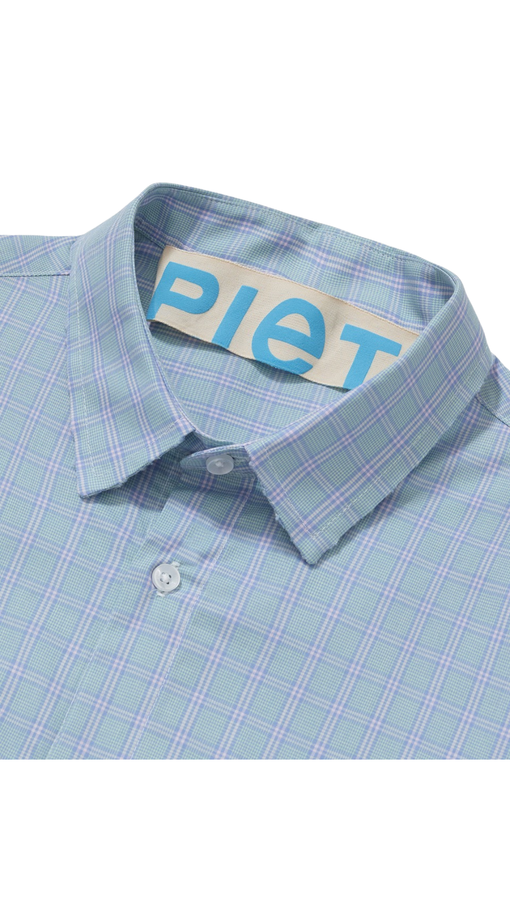 Camisa Piet "Cotton Plaid" Azul