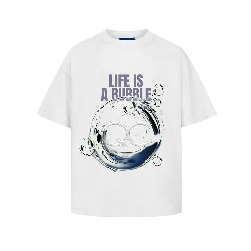 Camiseta Quadro Creations "Bubble Lif" Branco