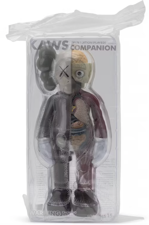 Boneco Kaws "Companion Flayed Open Edition Vinyl Figure" Marrom