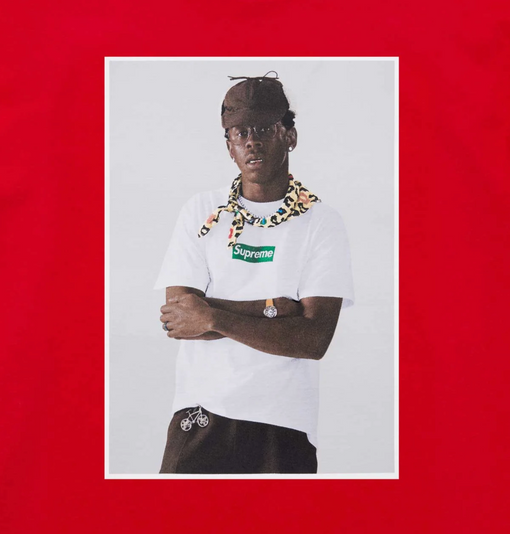 Camiseta Supreme "Tyler, The Creator" Vermelho