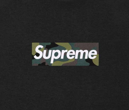 Camiseta Supreme "Box Logo FW23" Preto