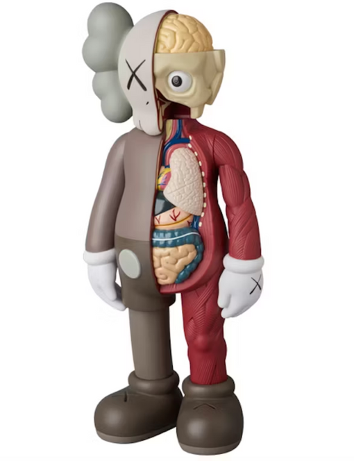 Boneco Kaws "Companion Flayed Open Edition Vinyl Figure" Marrom