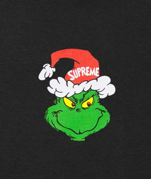 Camiseta Supreme "Grinch" Preto