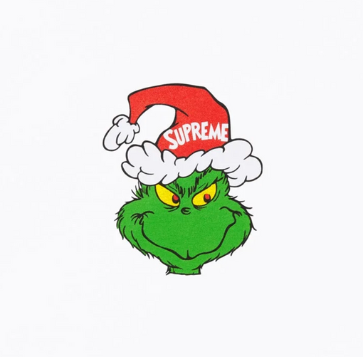 Camiseta Supreme "Grinch" Branco