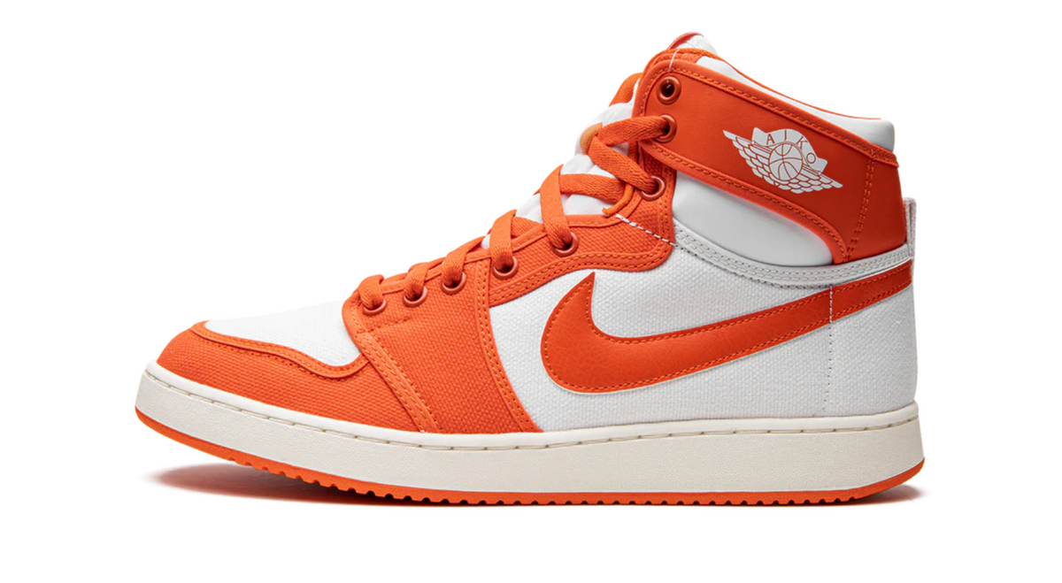 Tênis Air Jordan 1 AJKO "Syracuse" Branco/Laranja