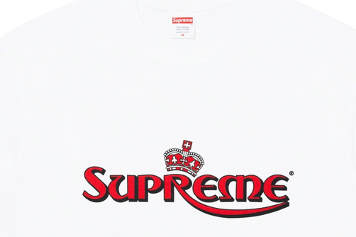 Camiseta Supreme "Crown" Branco