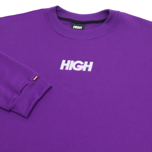 Crewneck High "Logo Purple" Roxo