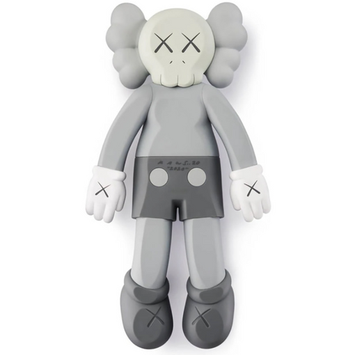 Boneco Kaws "Companion 2020 Vinyl Figure Grey" Cinza