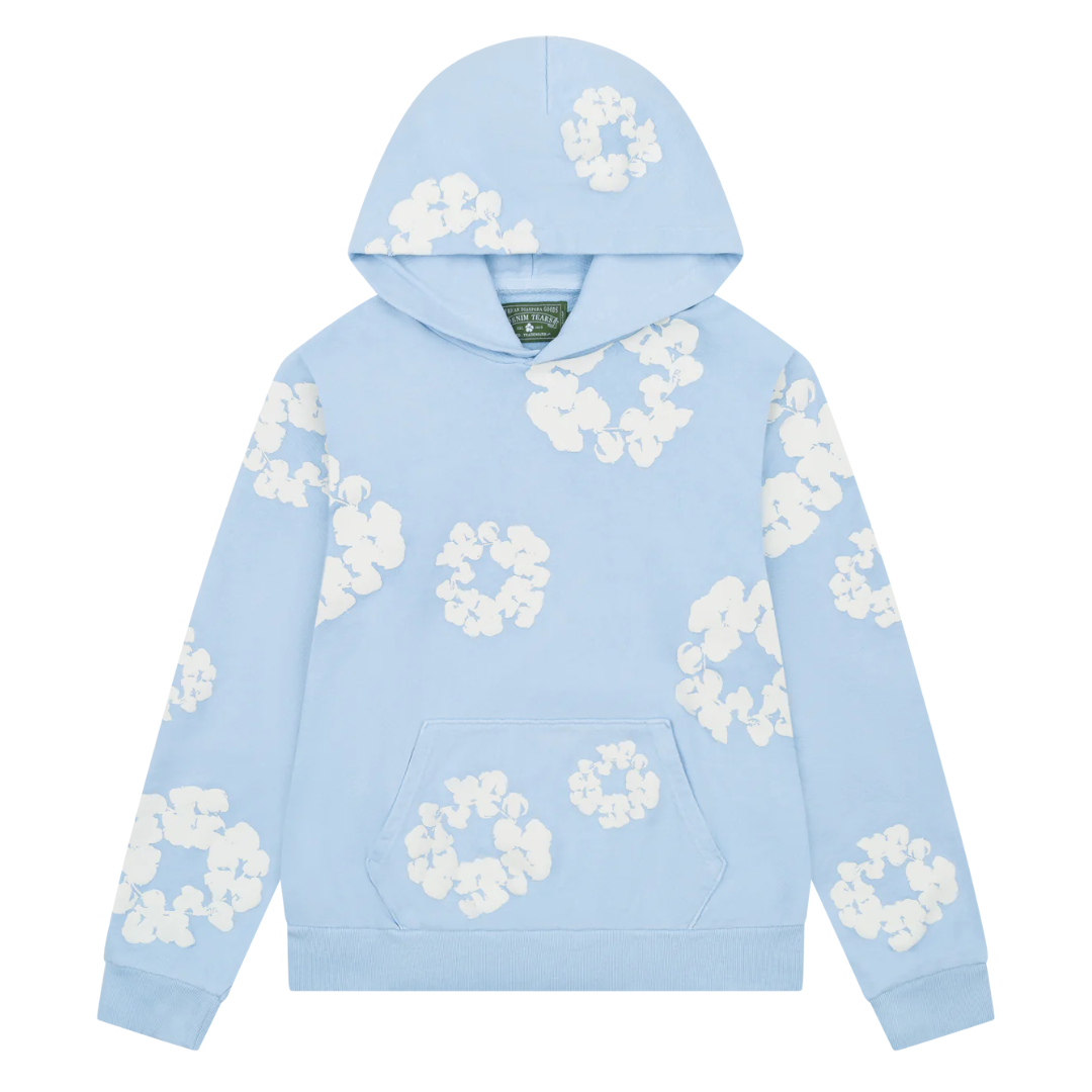 Moletom Denim Tears The Cotton Wreath Sweatpants "Powder Blue" Azul