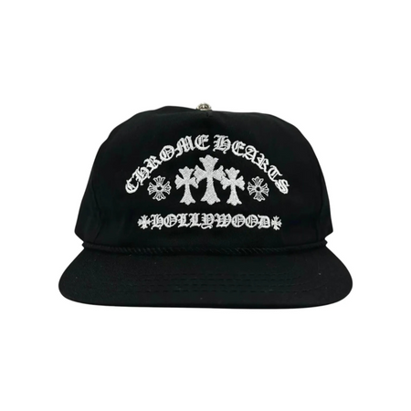 Boné Chrome Hearts "Gas Station" Preto