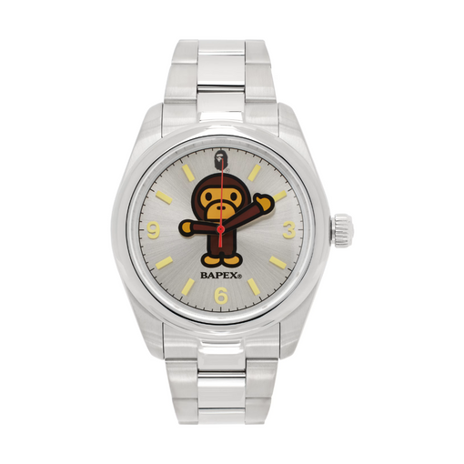 Relógio Bape "Type 13 BAPEX Milo" Prata