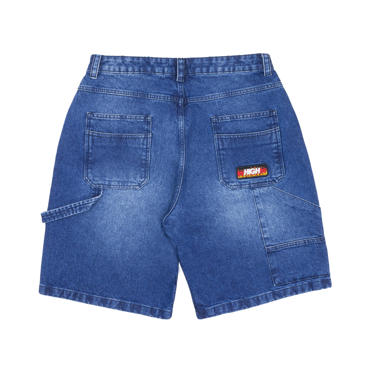 Shorts Jeans High "Carpenter Think" Azul