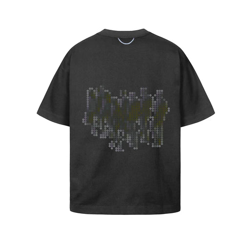 Camiseta Quadro Creations "Line Dots" Cinza