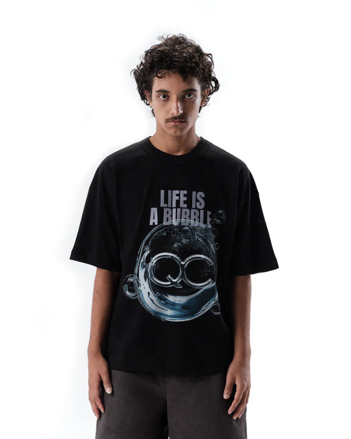 Camiseta Quadro Creations "Bubble Lif" Preto