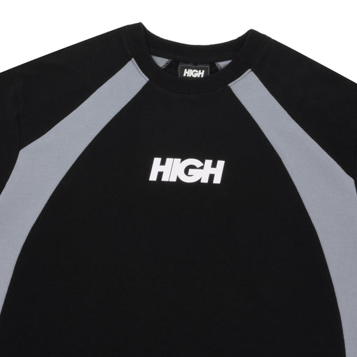 Camiseta High "Raglan Lit Black" Preto