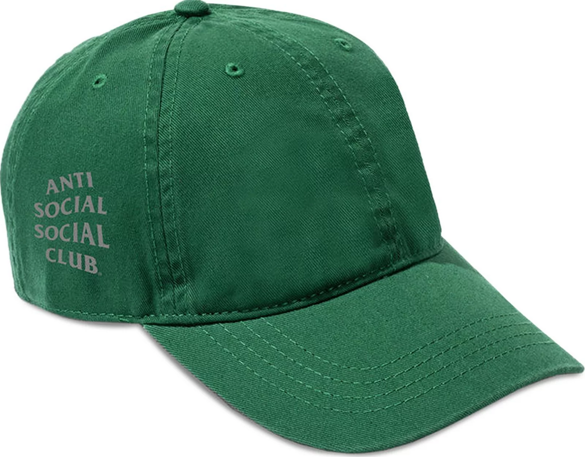 Boné ASSC Anti Social Social Club "Mind Games" Verde