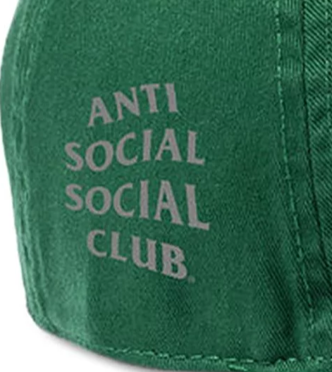 Boné ASSC Anti Social Social Club "Mind Games" Verde