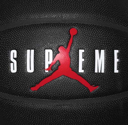 Bola de basquete Supreme x Jordan "Jumpman" Preto