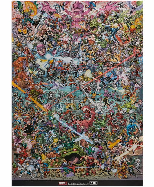 Pôster Kith x Marvel "Cinematic Universe Poster" Multicolor