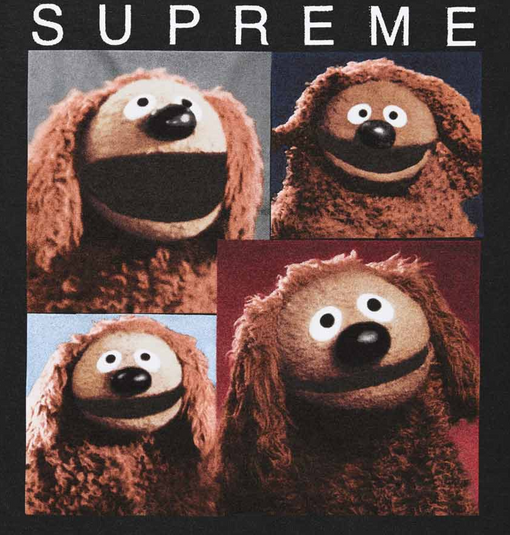 Camiseta Supreme "Rowlf" Preto