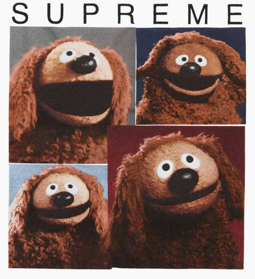 Camiseta Supreme "Rowlf" Branco