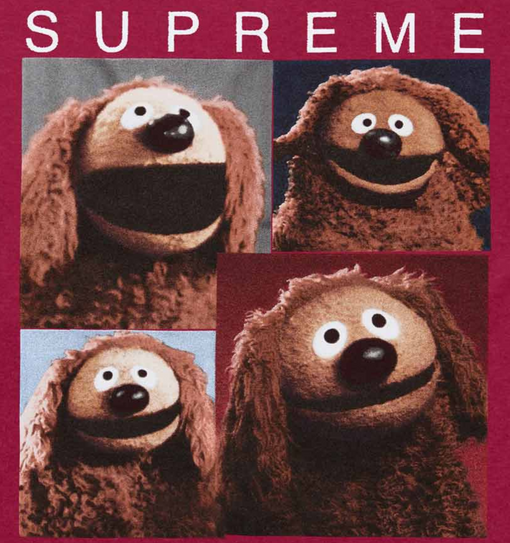 Camiseta Supreme "Rowlf" Cardinal