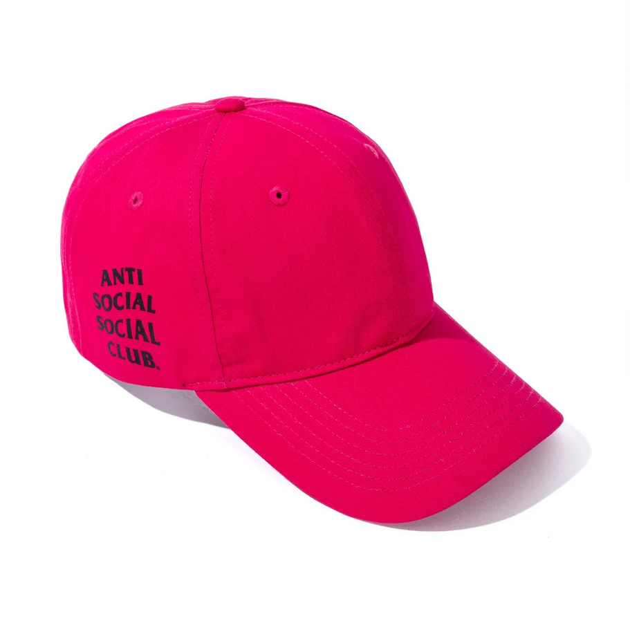 Boné ASSC Anti Social Social Club "Mind Games" Rosa