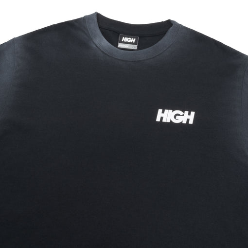 Camiseta High "Bleached Logo" Preto