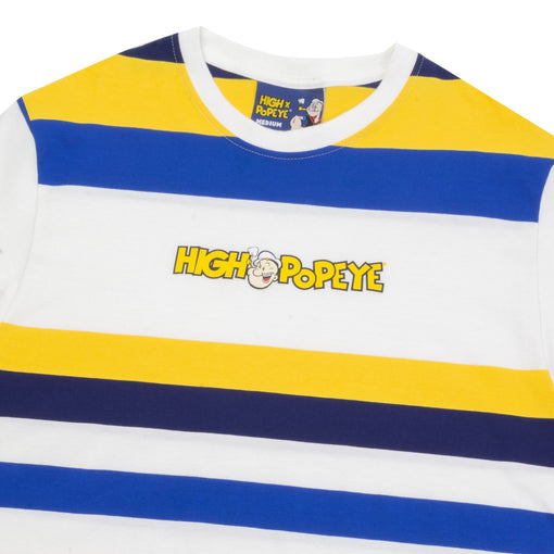 Camiseta High x Popeye "Kidz" Branco/Amarelo