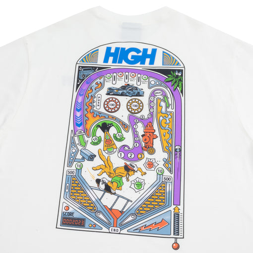 Camiseta High "Pinball" Branco