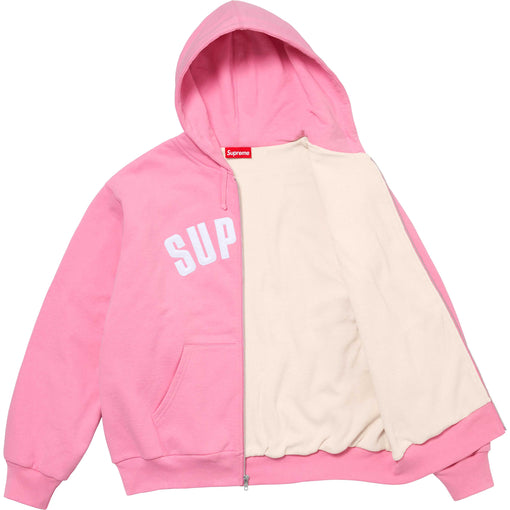 Jaqueta Supreme "Arc Thermal Lined Zip Up" Rosa