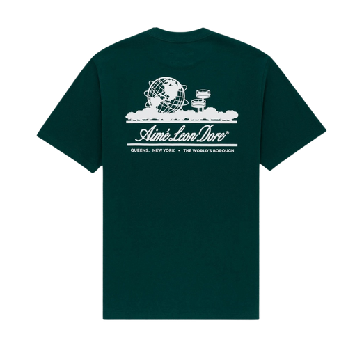 Camiseta Aimé Leon Dore "Unisphere" Verde