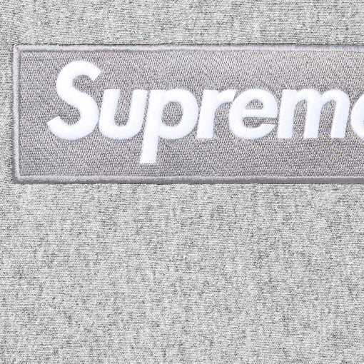 Moletom Supreme "Box Logo FW24" Cinza