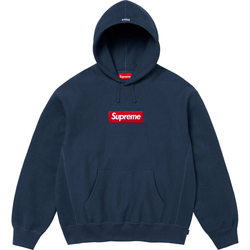 Moletom Supreme "Box Logo FW24" Marinho