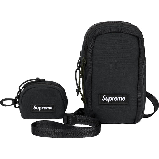 Bolsa Supreme "Camera Bag + Mini Pouch SS25" Preto