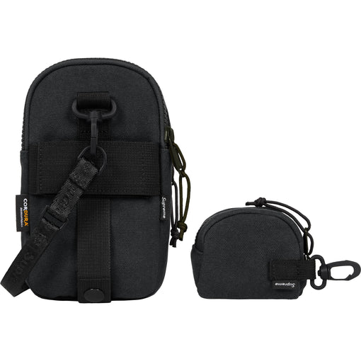 Bolsa Supreme "Camera Bag + Mini Pouch SS25" Preto